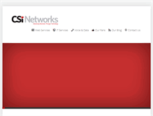 Tablet Screenshot of csinetworks.com